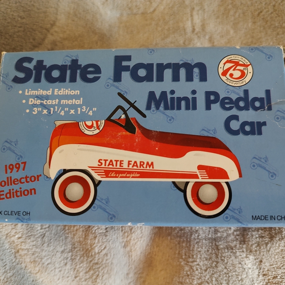State Farm 1997 Collector Edition Mini Pedal Car